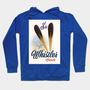 Whistler Canada Ski poster Hoodie